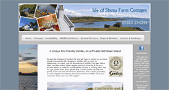 Desktop Screenshot of islandofshuna.co.uk